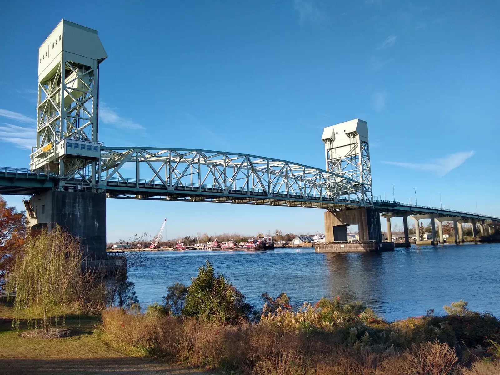 Cape Fear Memorial Bridge in Wilmington, North Carolina